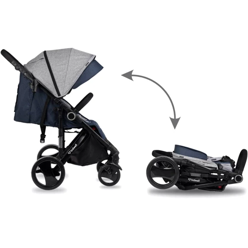 Прогулочная коляска Kidwell CARELL Dark Blue фото 10