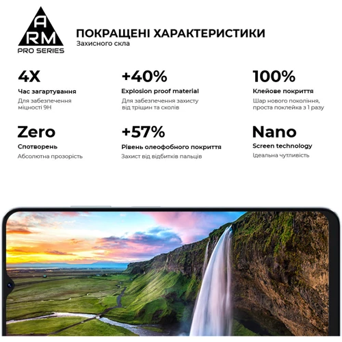 Аксессуар для смартфона ArmorStandart Tempered Glass Pro Black for Oscal Tiger 10 (ARM75105) фото 6