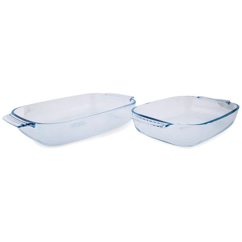 Набір форм Pyrex CLASSIC 2предметов скл прямокутний 35х23, 30х19см (912S967): Форма прямокутна