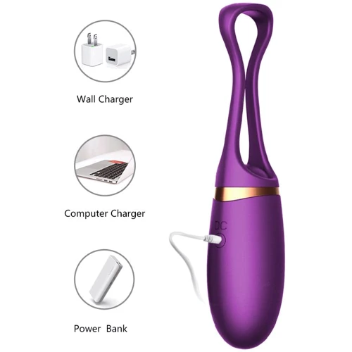 Виброяйцо с пультом ДУ - Vibrating Silicone Love EGG USB, BS6300002