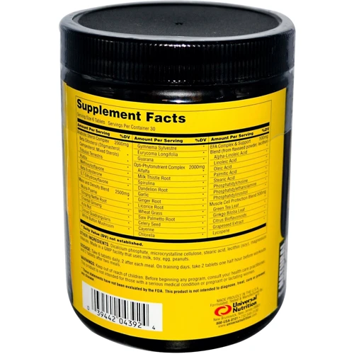 Бустер тестостерону Universal Nutrition Natural Sterol Complex 180 tabs: Смак без смаку