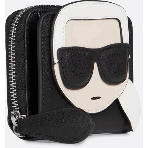 Жіночий гаманець Karl Lagerfeld K/IKONIK KARL KLASSIK SM WLT чорний (220W3218-908): Тип Кошельки