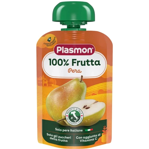 Пюре Plasmon из груш с витамином С 100 г (1136122)