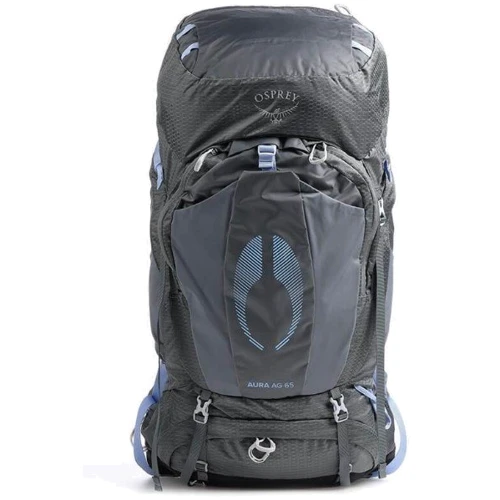 Рюкзак туристический Osprey Aura AG 65 Tungsten Grey, WXS/S фото 3