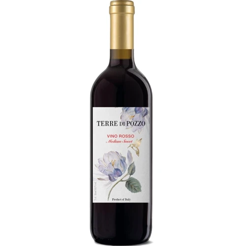 Вино Terre Di Pozzo червоне напівсолодке 0.75 л (PLK8011510030366)
