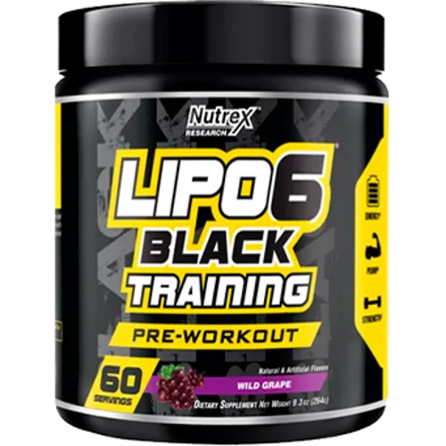 Предтренировочный комплекс Nutrex Lipo-6 Black Training Wild Grape / 60 servings