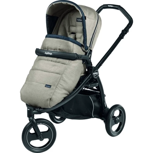 Коляска Peg-Perego прогулочная Book Scout Luxe Ecru Бежевый Серое шасси (PACK04-00000000001)