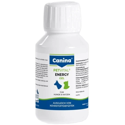 Жидкость Canina Petvital Energy-Gel для быстрого восстановления кошек и собак 100 ml (4027565712106)