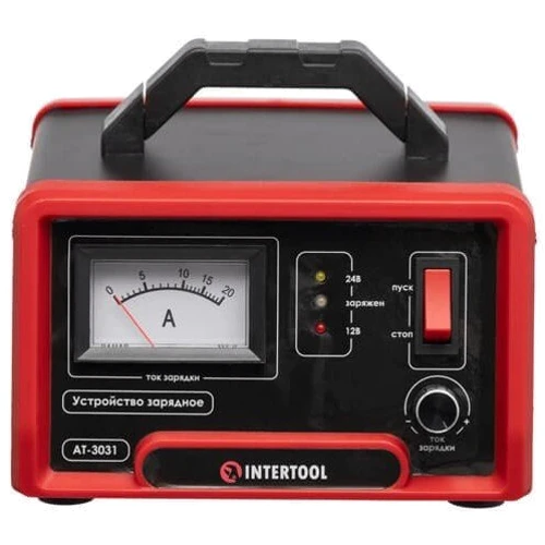 Пуско-зарядное устройство Intertool AT-3031: Минимальное выходное напряжение, В 12