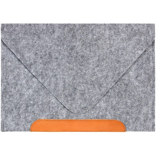 Gmakin Cover Envelope Felt Brown/Grey (GM10-15) for MacBook Pro 15/Pro 16: Колір сірий (Space Gray)