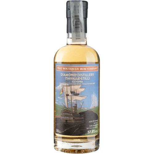 Ром Diamond Distillery (Savalle Still) Single Distillery Batch 1 - 12 yo 57.8 % 0.5 л (BWQ7489)