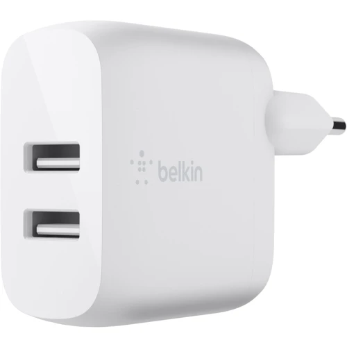 Зарядное устройство Belkin Wall Charger Home 2xUSB 24W with USB-C Cable White (WCE002VF1MWH): Особенности USB-C