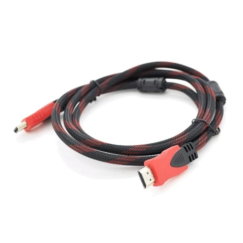 Кабель и переходник HDMI M - M 1.5 м V1.4 Atcom 4K 60Hz оплетка