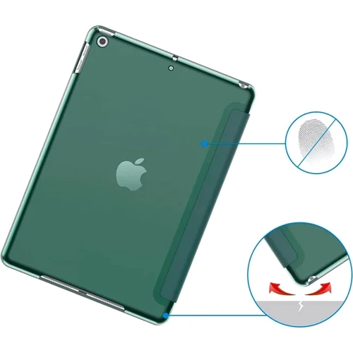 Аксесуар для iPad BeCover Case Book Tri Fold Hard Dark Green для iPad 10.2 2019-2021/iPad Air 2019/Pro 10.5 (709656): Тип аксесуара чехол