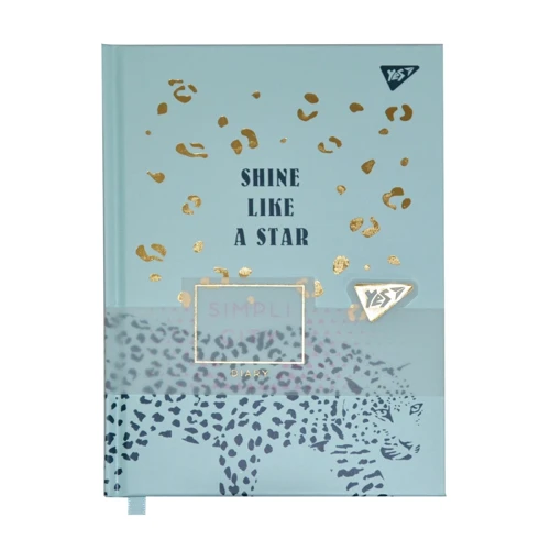 Блокнот-мотиватор YES Shine like a star серії Simpli City, 130x185 мм, 80 л.