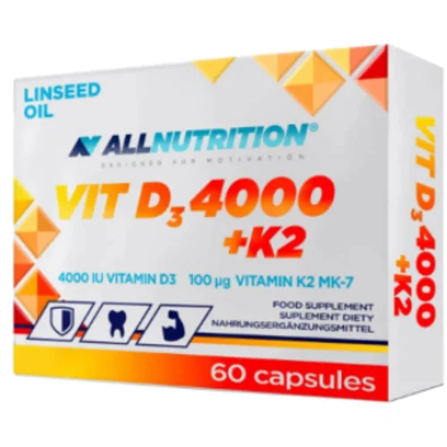 Allnutrition Vit D3 4000 + K2 60 caps / 60 servings