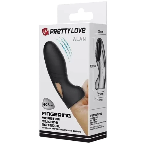 Клиторальный стимулятор на палец Pretty Love ALAN, BI-014750