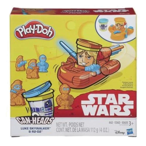 Люк Скайуокер и R2-D2, набор пластилина, Звездные войны, Play-Doh, оранжевый (B0595-1): Производитель Play - Doh