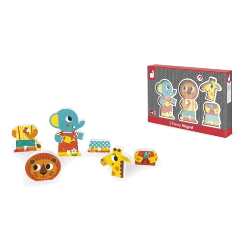 Игровые фигурки Janod магнитные животные в зоопарке (J08030)
