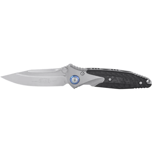Нож Microtech Socom Bravo Mini S/E Titanium Bead Blast Standart Blue CF (260M-7CFTI)