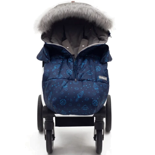 Тренд Флис ДоРечі Космос с опушкой (2059 O)