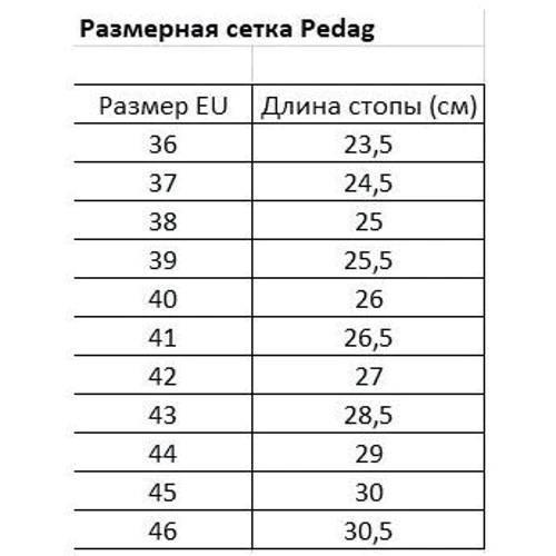 Стельки каркасные для занятий спортом Pedag Viva Sport 181 размер 42 (4000354273934): Тип Спортивные стельки