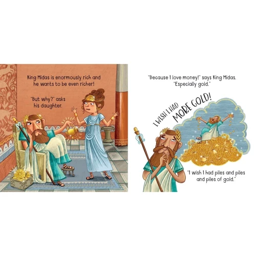 Usborne Little Board Books: The King who Loved Gold: Обкладинка Твердая