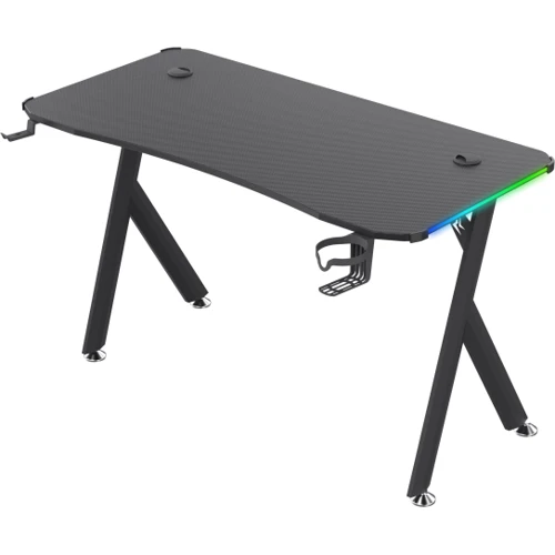 Геймерський стіл GT Racer 120x60x73 см Black (T-1224)