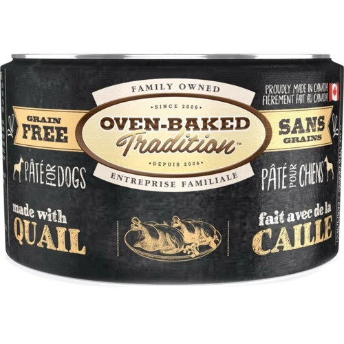 Влажный корм для собак Oven-Baked Tradition со свежим мясом перепелки 170 г (8693-6)