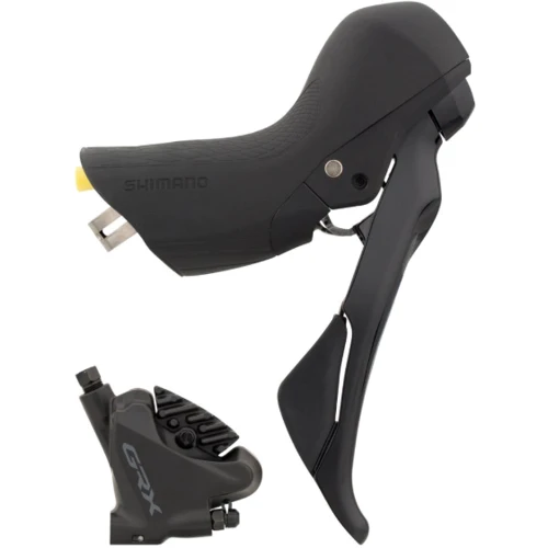 Гальмо гідравл диск Shimano RX400 GRX, заднє (праве гальмо.ручка/шифтер ST-RX400 10-швидкісний, каліпер, гідролінія 1700мм) (IRX400DRRDSC170A)