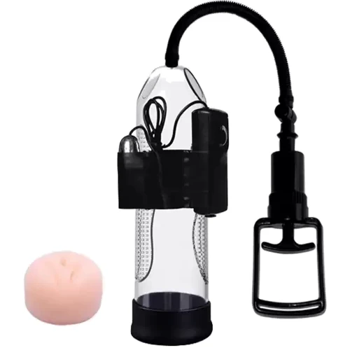 Вакуумная помпа с вибростимуляцией LYBAILE - Penis Enlargement System 9,8'' Vibration (BM-010066B)