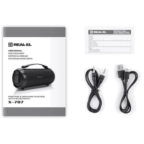 Акустика REAL-EL X-707 Black: Совместимость Android, iOS, Windows