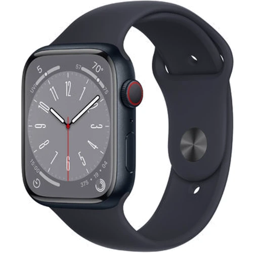 Apple Watch Series 8 45mm GPS+LTE Midnight Aluminum Case with Midnight Sport Band (MNK43/MNVL3) Approved Витринный образец