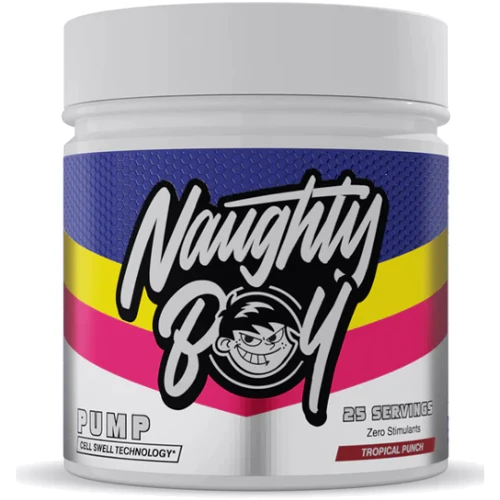 Предтренировочный комплекс Naughty Boy Pump 400 g / 25 servings / Tropical Punch