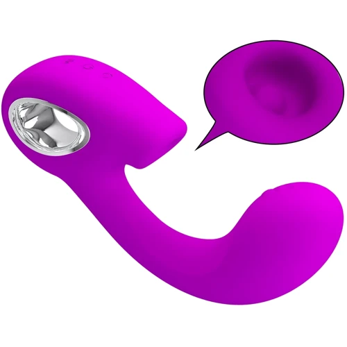 Вибратор с вакуумной стимуляцией клитора LYBAILE Pretty Love Sibel (BI-300098)