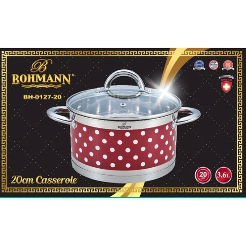 Кастрюля Bohmann 3.6 л (BH-0127-20): Тип Традиционная