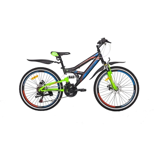 Premier Raptor 24 Disc 13" черный-голубой-зеленый: Диаметр колес, дюймов 24