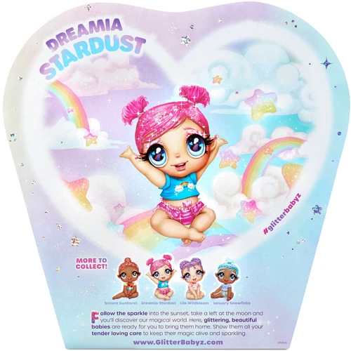 Ігровий набір з лялькою Glitter Babyz - Мрійниця: Висота, см 20