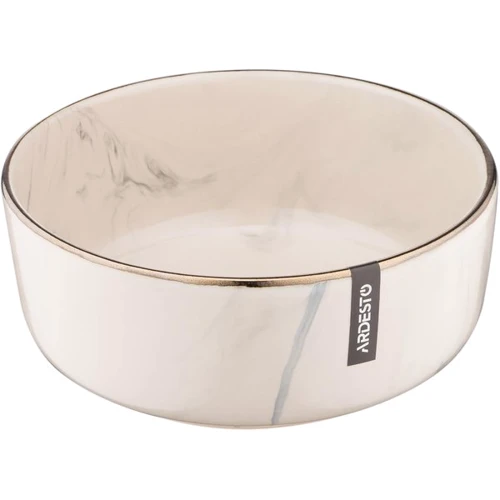 Салатник Ardesto Marmo 15.6 см бежевый (AR2916MRB)