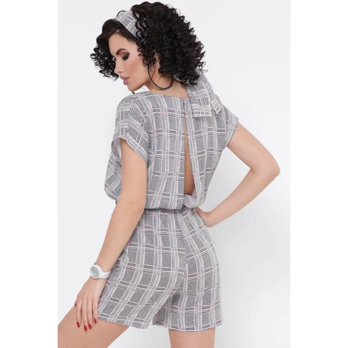 Комбинезон FashionUp KB-1762A-42 42 серый: Состав Вискоза, Хлопок