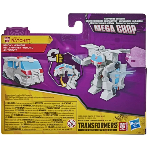 Transformers Hasbro Кибервселенная Уан Степ (E3522_E7076 RATCHET): Вид Машинки-трансформеры, Персонажи фильмов