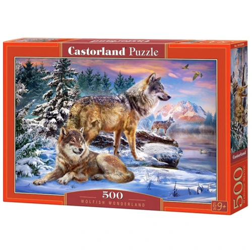 Пазл Castorland 500 животные Волчий мир (0505-53049)