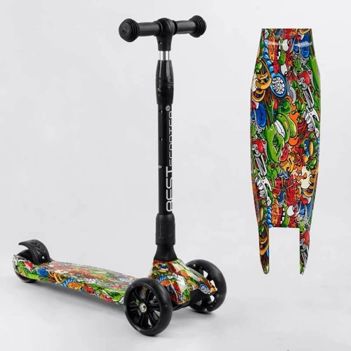 Самокат Best Scooter Maxi рисунок (46-009): Материал колес полиуретан