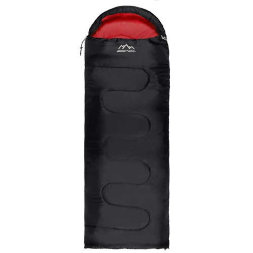 Спальный мешок SportVida L Black/Red (SV-CC0064): Ширина в ногах 75 см