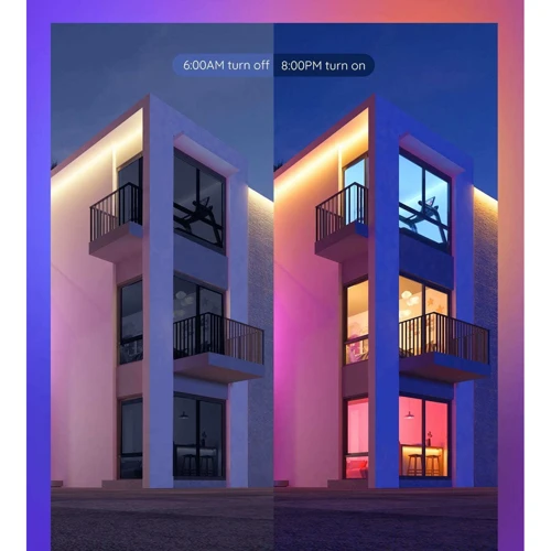 Лампа умная Govee H6004, E27, 9W, 800Lm, 2700K-6400K, RGB, WI-FI/Bluetooth, белый (H6004CC1)