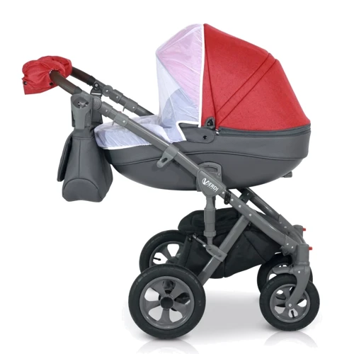 Универсальная коляска 2 в 1 Verdi Avenir 03 red: Ширина шасси 61 см