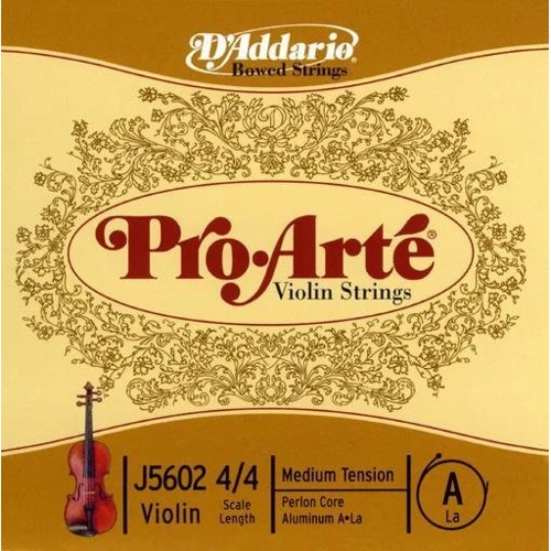 Струна D`ADDARIO J5602 4/4M Pro Arte А 4/4M