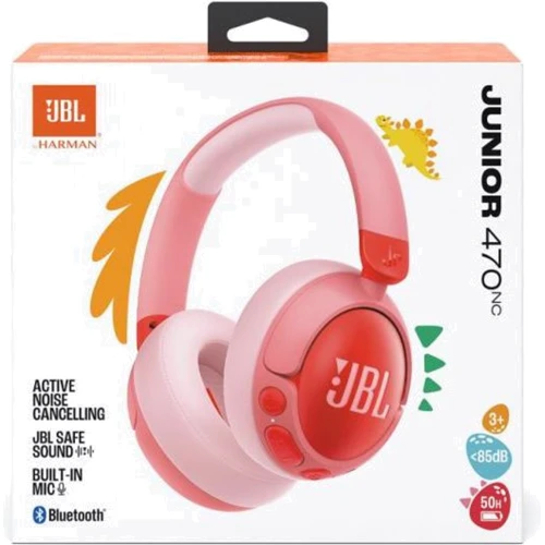 Наушники JBL Junior 470NC Pink (JBLJR470NCPIK) фото 7