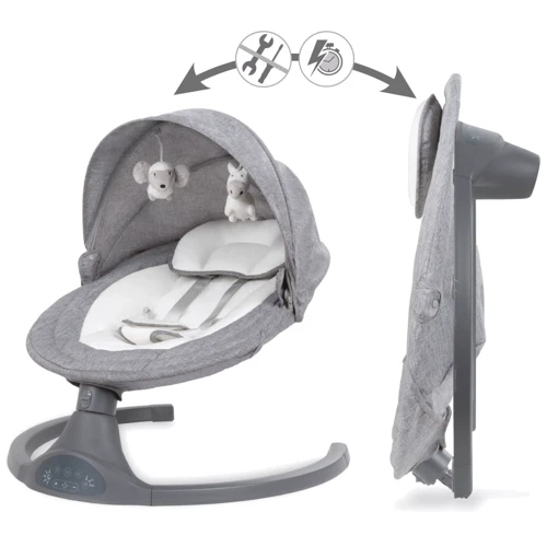 Закачуючий центр Kidwell LUXI Dark Melange (4287): Конструкція опори без колесиков