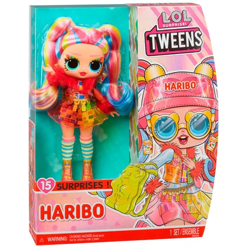 Ігровий набір із лялькою L.O.L. Surprise серії Tweens Loves Mini Sweets Haribo (119920): Особливості Сюрприз